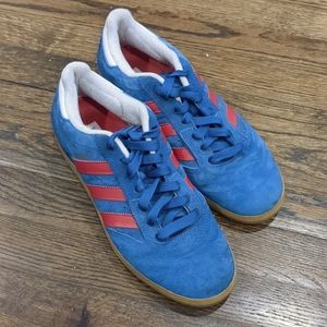 Adidas Samba blue and red suede men's 8.5 sneakers